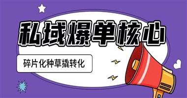 私域爆单核心：用碎片化种草，轻松撬动高客单转化